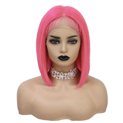 Women's European And American T - shaped Front Lace Bob Head Cover - Boss Boutique Hair and Accessories