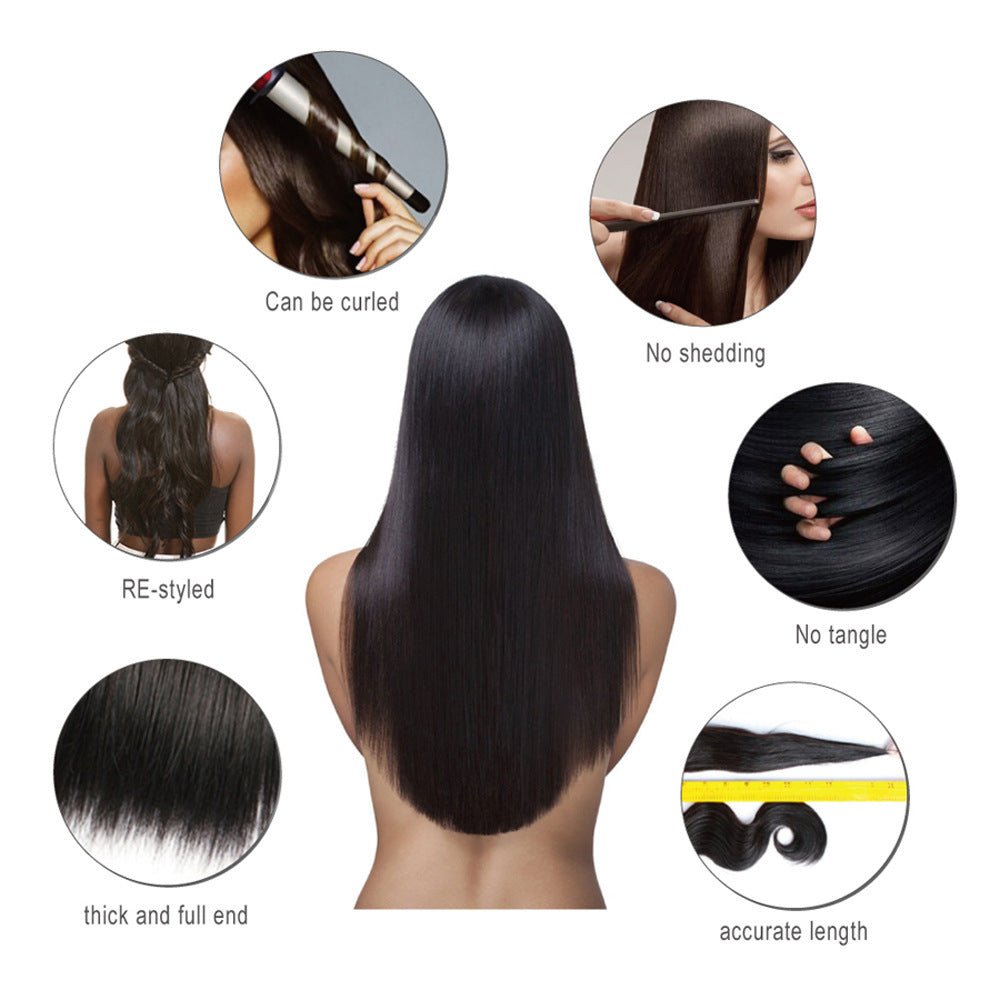 Deep Wave Lace Front Wig Human Hair - Boss Boutique Hair and Accessories