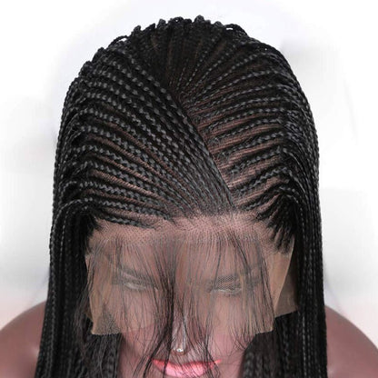Braided Wigs Synthetic Lace Front Wig Black - Boss Boutique Hair and Accessories
