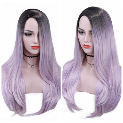 Wignee Long Straight Grass Green Synthetic Fiber Heat Resistant Wigs - Boss Boutique Hair and Accessories