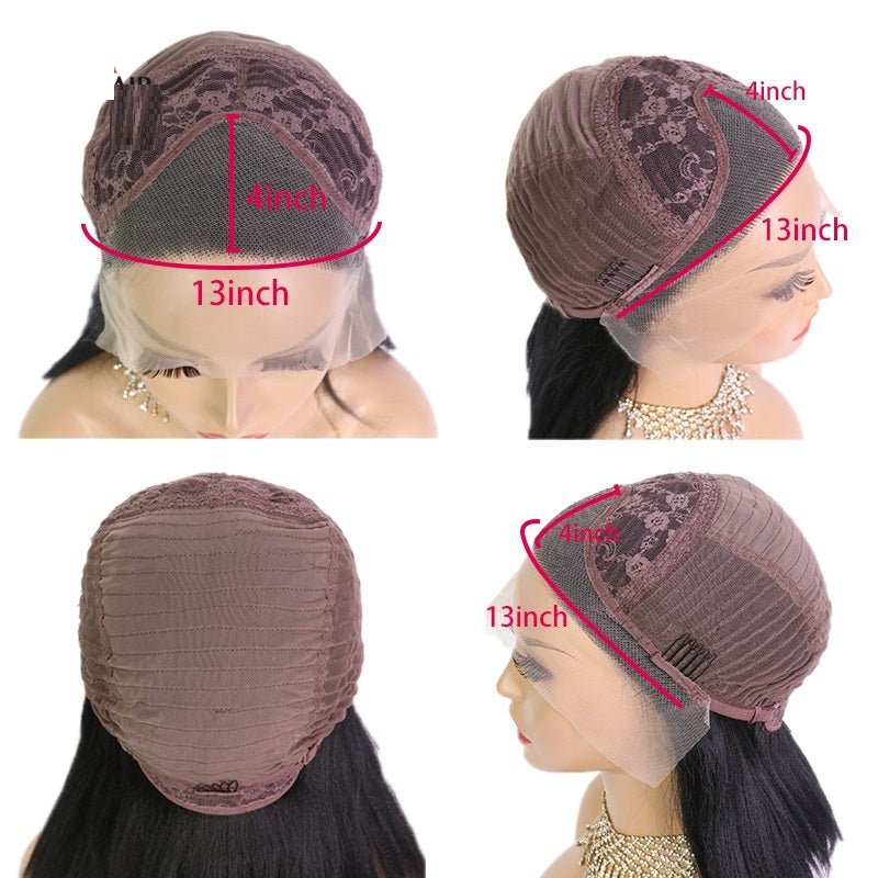 Gradient Orange Yellow Blue And Green Real Hair Headgear - Boss Boutique Hair and Accessories