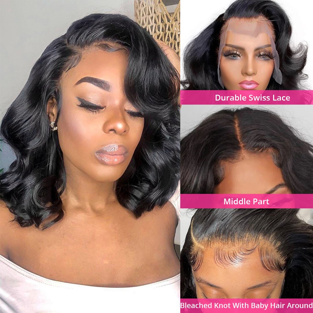 13X4 Lace Front Bob Wigs Brazilian - Boss Boutique Hair and Accessories