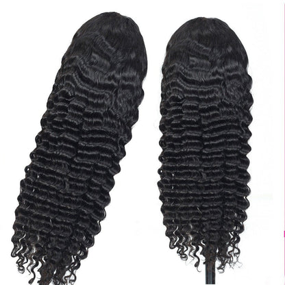 Human Hair 28 30 Deep Wave Lace Frontal Wigs 13 4 Front Wigs - Boss Boutique Hair and Accessories