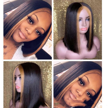 Highlight Ombre Transparent Lace Wig Human Hair - Boss Boutique Hair and Accessories