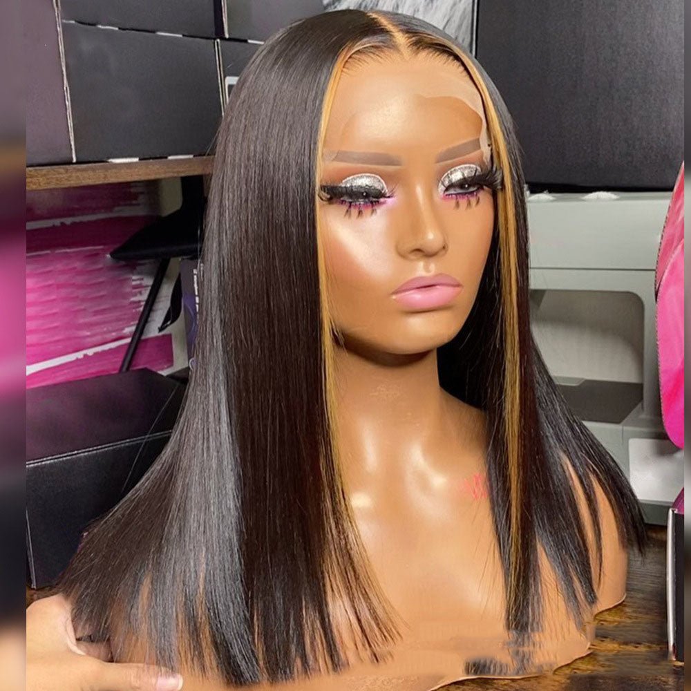 Highlight Ombre Transparent Lace Wig Human Hair - Boss Boutique Hair and Accessories