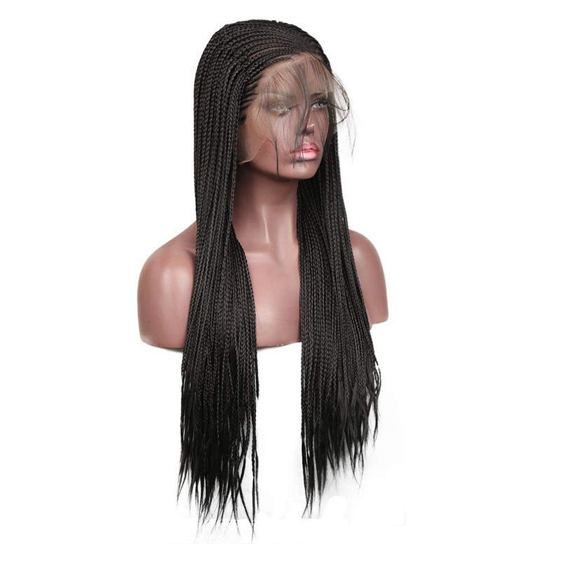 Braided Wigs Synthetic Lace Front Wig Black - Boss Boutique Hair and Accessories
