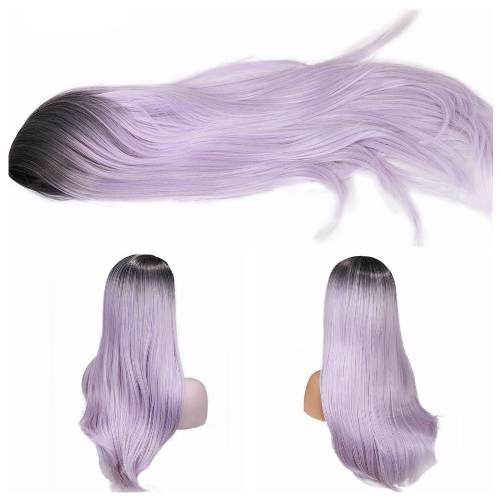 Wignee Long Straight Grass Green Synthetic Fiber Heat Resistant Wigs - Boss Boutique Hair and Accessories