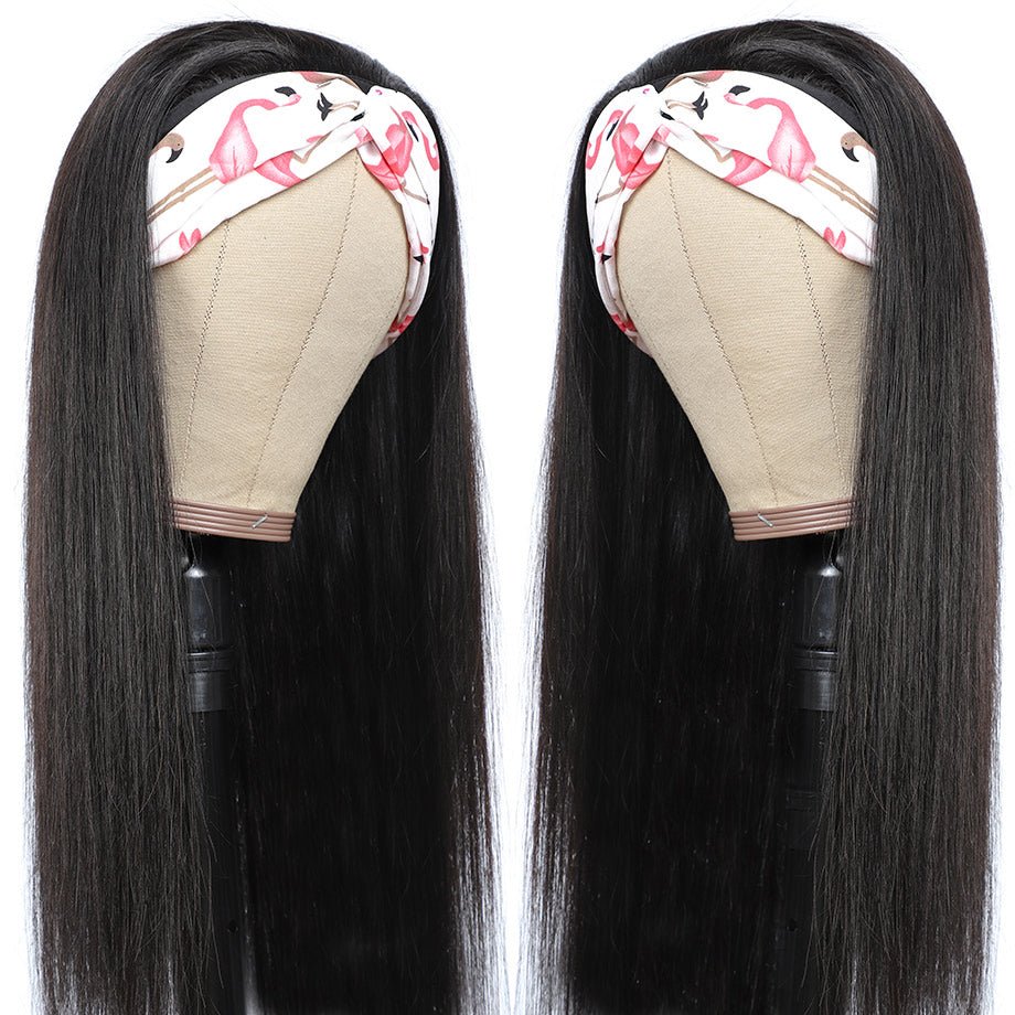 Human Hair No Lace Headband Wig - Boss Boutique Hair and Accessories