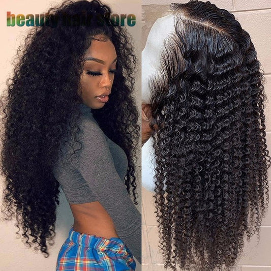 Brazilian Kinky Curly Lace Front Human Hair Wigs - Boss Boutique Hair and Accessories