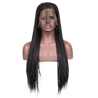 Braided Wigs Synthetic Lace Front Wig Black - Boss Boutique Hair and Accessories