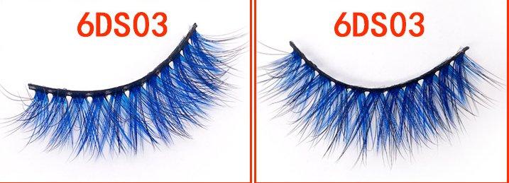 Gradient Color 6D Mink Fake Eyelashes - Boss Boutique Hair and Accessories