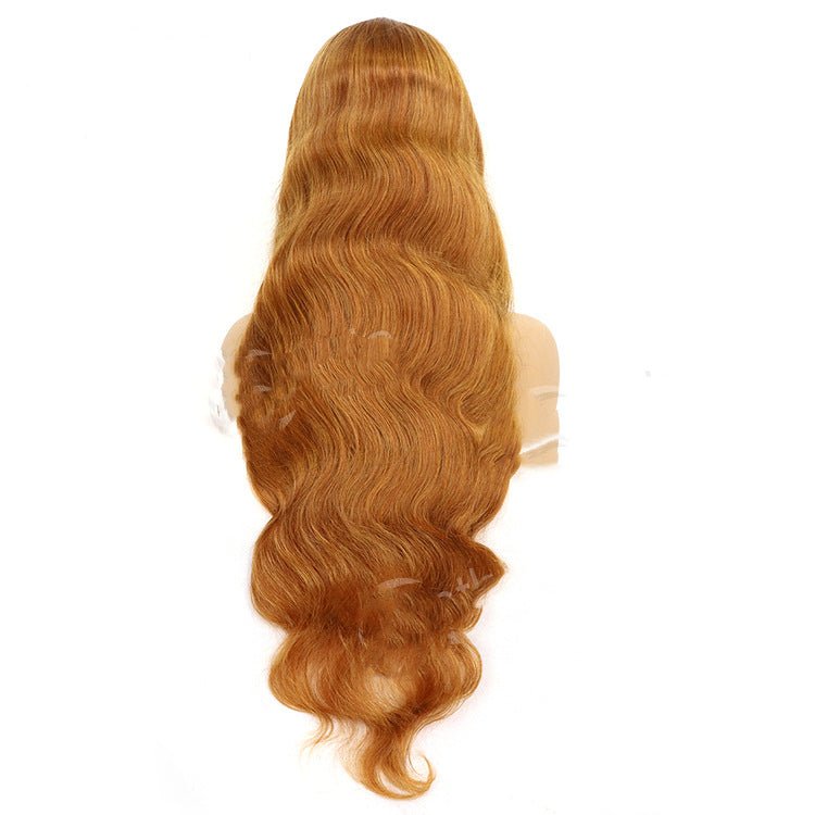Honey Blonde Human Hair Wigs Body Wave - Boss Boutique Hair and Accessories