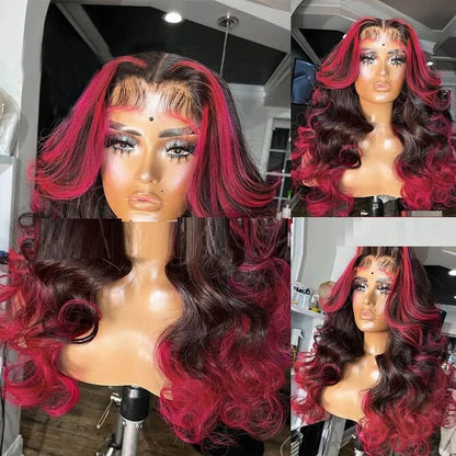 Gradient Orange Yellow Blue And Green Real Hair Headgear - Boss Boutique Hair and Accessories