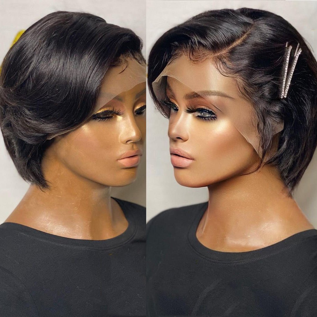 Fashion Pixie Cut Wig Lace Human Hair - Boss Boutique Hair and Accessories