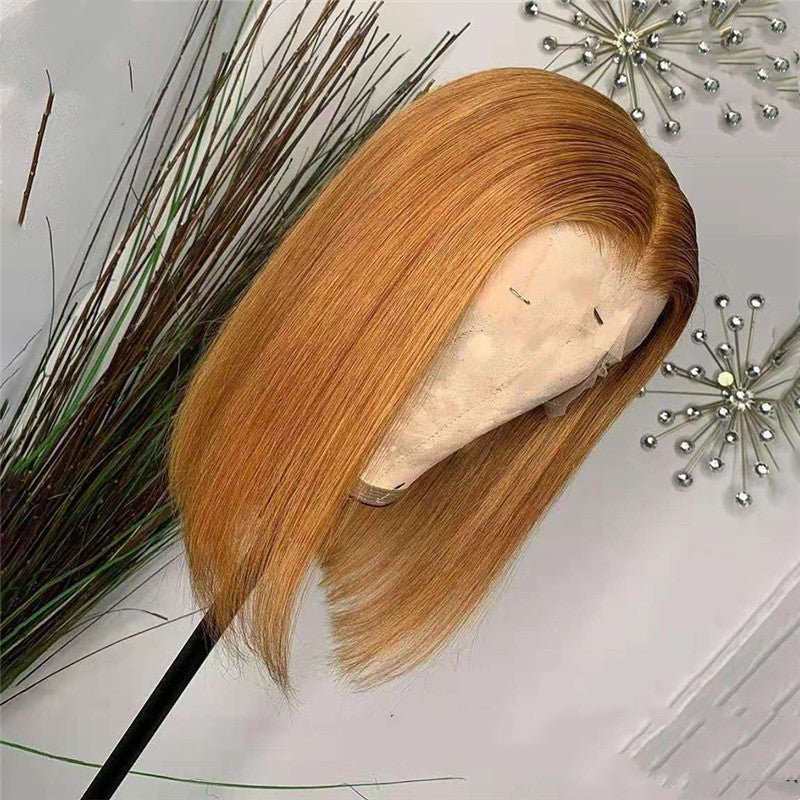 Lace Forehead Wig, Blond Human Hair Wig - Boss Boutique Hair and Accessories