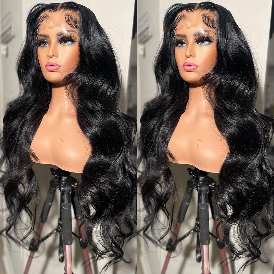 Inch Body Wave Lace Front Human Hair Wigs Peruvian Loo - Boss Boutique Hair and Accessories