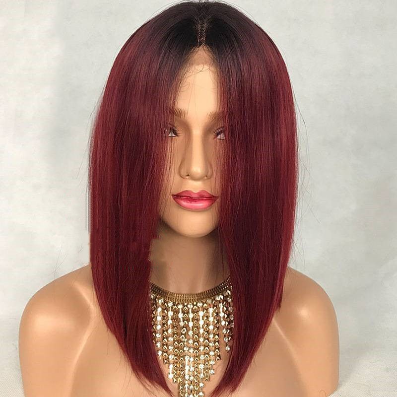 Water Wave Peruvian Human Hair Glueless Lace Front Wigs Cap - Boss Boutique Hair and Accessories