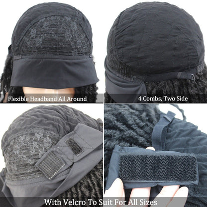 Ribbon Long Curly Crochet Hair Wig Head Cover - Boss Boutique Hair and Accessories