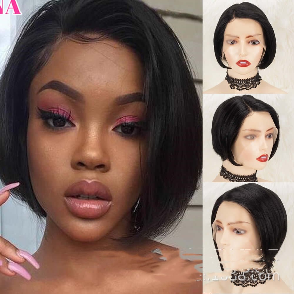 Wig Pixie Real Hair Front Lace - Boss Boutique Hair and Accessories