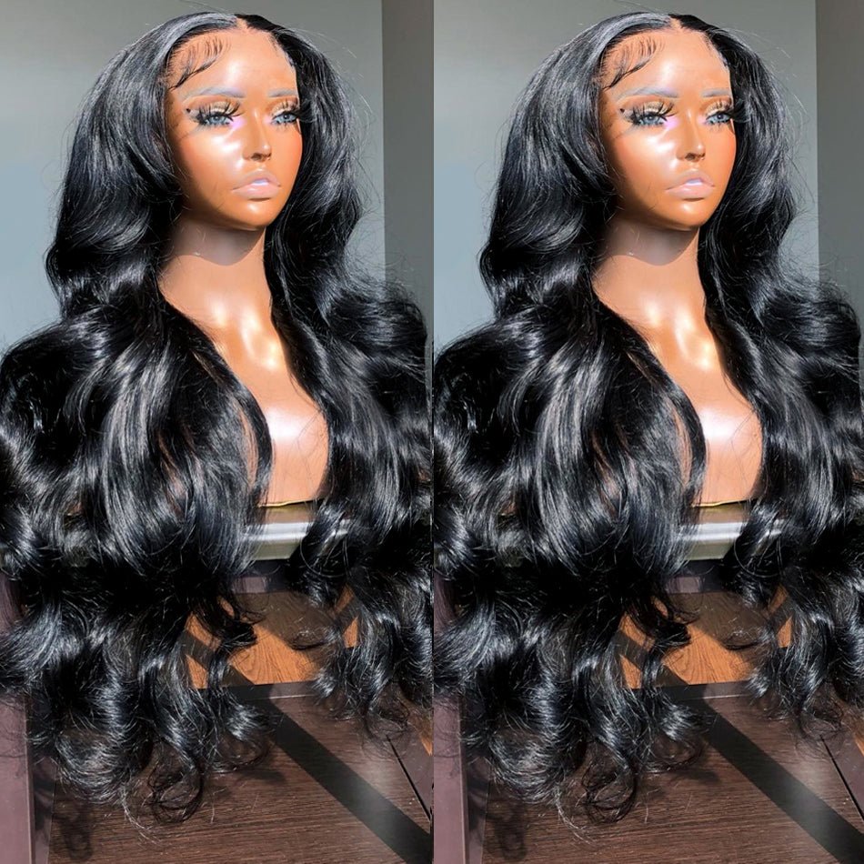 Inch Body Wave Lace Front Human Hair Wigs Peruvian Loo - Boss Boutique Hair and Accessories